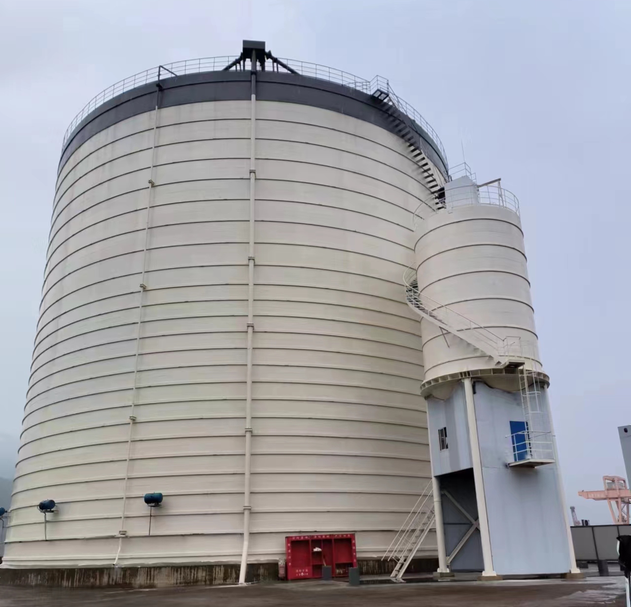 红安10万吨水泥钢板库